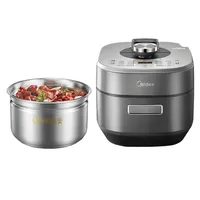 Midea Speed Sensitive Electric Pressure Cooker  Intelligent Automatic Stainless Steel Pressure Rice Cooker 5L Double Galls 220V