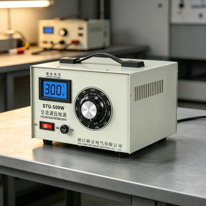 Single Phase AC Variable Transformer STG-500W 220V to 0-300V 500W/3KW Adjustable Power Supply