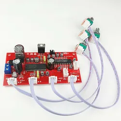 UPC1892 + JRC2150 BBE HIFI Stereo Preamp amplifikatör ses tonu kontrolü tiz denge bas bitmiş preamplifikatör kurulu