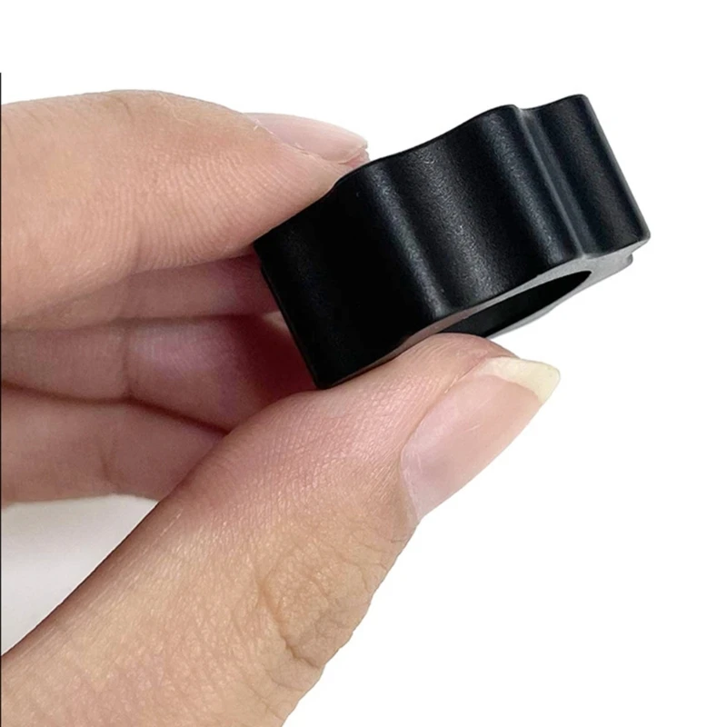 K0EA محول بلاستيكي مستدير 17 ملم إلى 4 إبزيم لتحويل الشواحن اللاسلكية #2