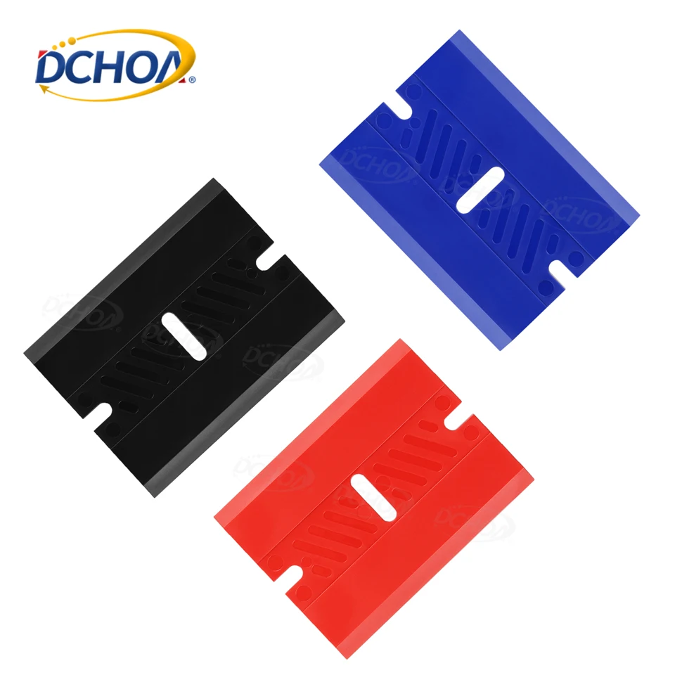 

DCHOA Double Edged Plastic Razor Scraper Blades Mobile Phone Glue Remover Tool