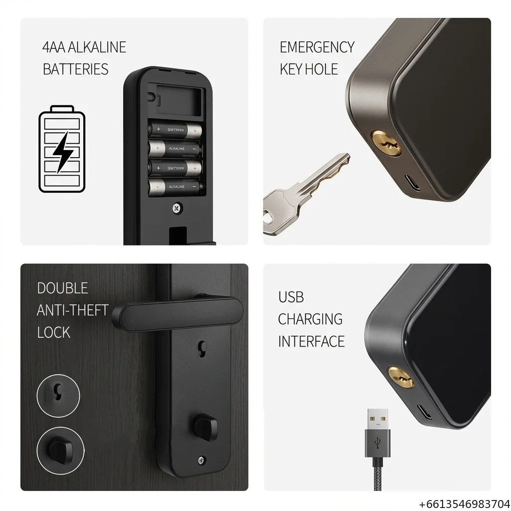 Kasman SOURCE PRICE Wood Door Lock Face Recognition Biometric Wifi Tuya Ttlock Home Smart Lock with Camera