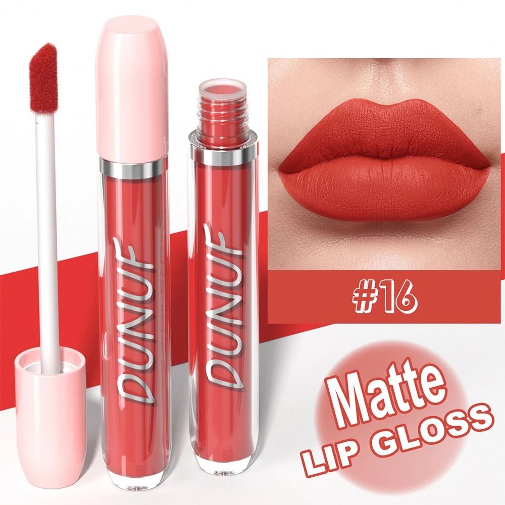 25 Color Velvet Matte Lipstick Liquid Waterproof Sexy Red Matte Lip Glaze Non-Stick Halloween Makeup Not Easy To Fade Lip Gloss