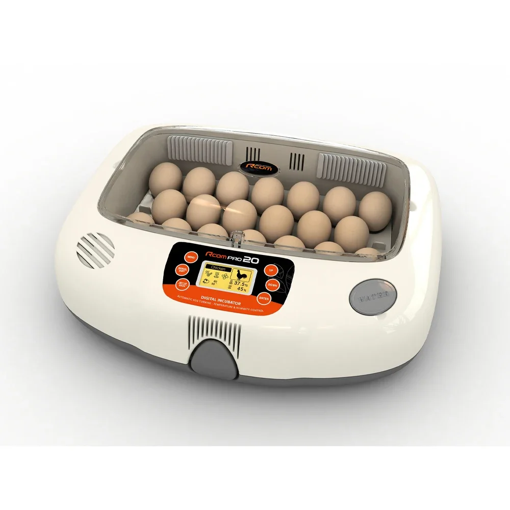 Artificial Intelligence Included Egg Tray Incubators Hatching Eggs Rcom PRO 20