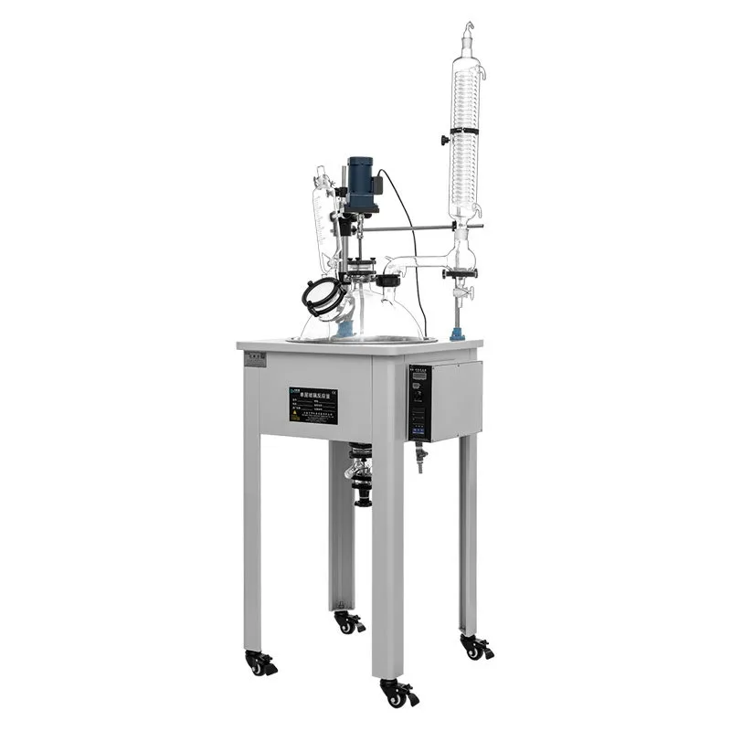 

Single-layer glass reactor laboratory, stirred electric heating reactor