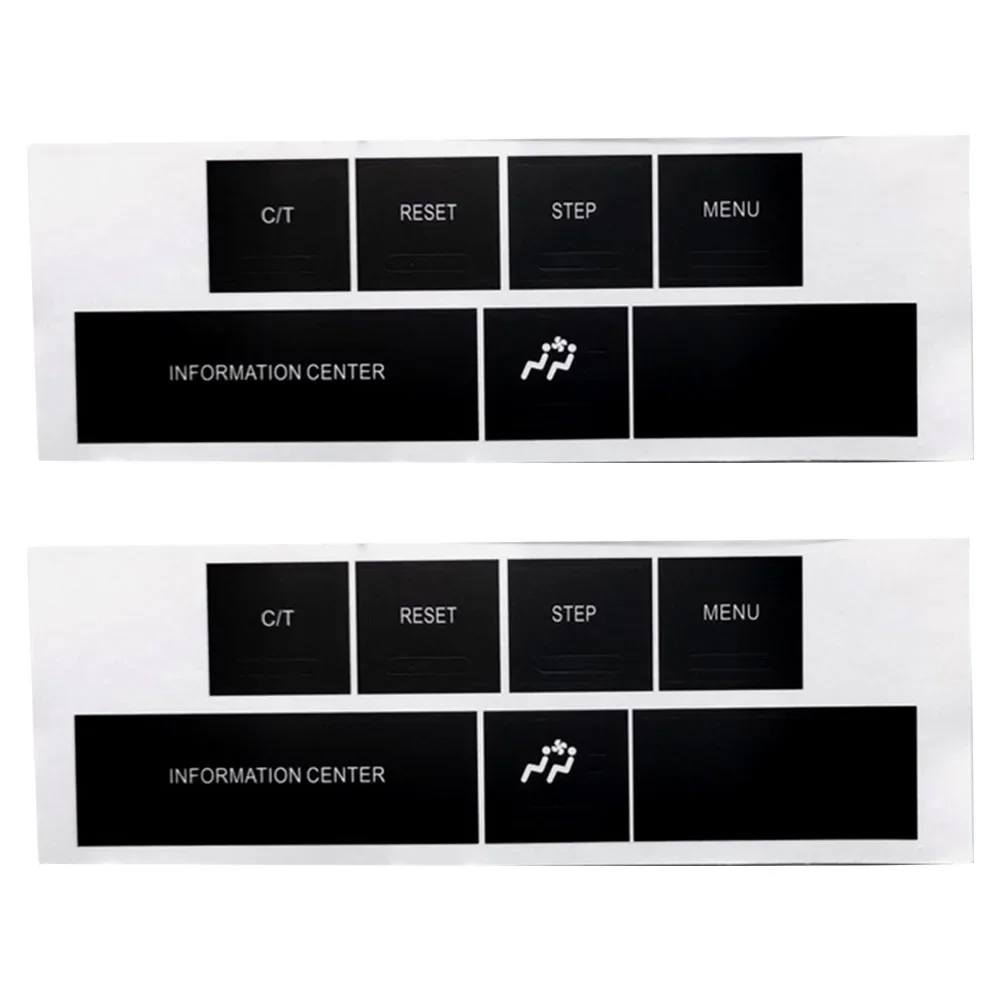 Interior Repair Decal Button Repair Decal Light Penetration Reduction Practical Use White Lettering For Cherokee