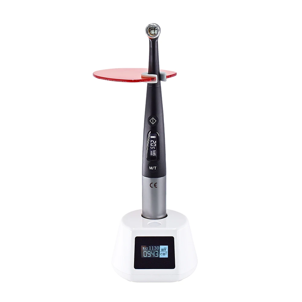 Wireless Den tal 1 Second Curing Light High Power Led Cure Lamp Curing With 7 Mode Dentist Equipment