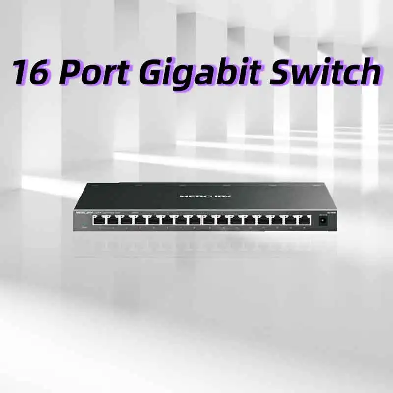 HOT 16 Port Full Gigabit Switch Splitter Network Vlan Isolation Gigabit Ethernet LAN Desktop 1G 16 X1000Mpbs Plug and Play