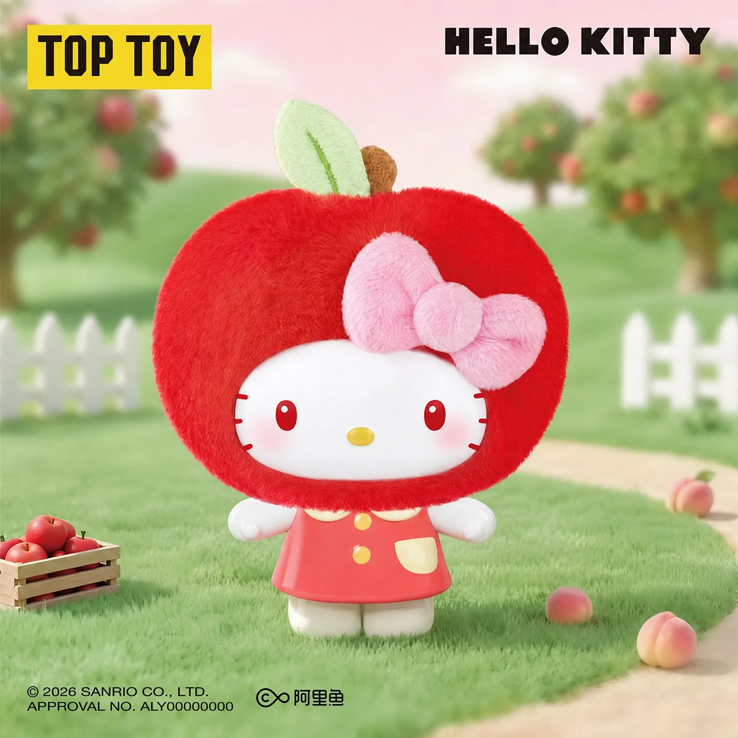 Toptoy Sanrio Hello Kitty Fruit Blind Box Doll Pendant Detachable Headgear Max Version Rainbow Candy 20 Cute Gift For Women - view 2
