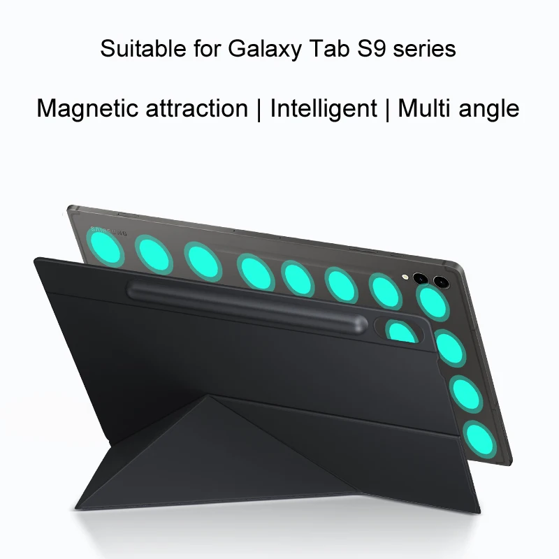 Tablet protective case for the Samsung tab S 9 plate protective cover, the tab S 9 protective shell, the S9FE/S9fe +/S8 magnetic