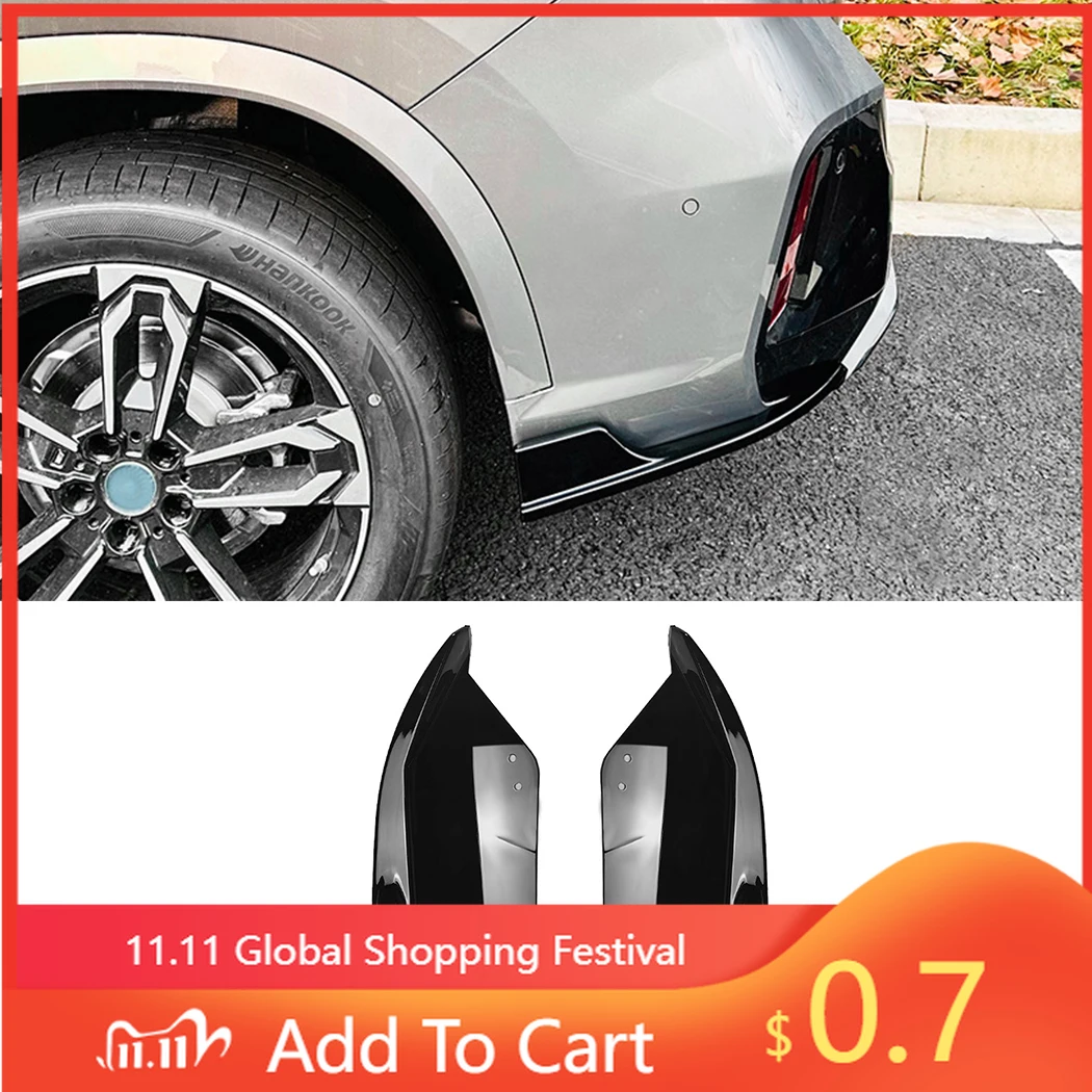 

Interior Stickers Car Rear Bumper Diffuser Side Splitter Spoiler Body Kit For BMW 1 Series X1 IX1 U11 M Sport 2023 2024 2025 Rea