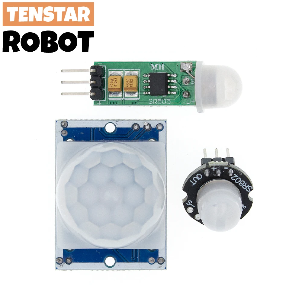 HC-SR501 czujnik PIR HC-SR602 HC-Sr505 regulacji piroelektrycznego modułu wykrywacz ruchu na podczerwień do wykrywania ludzkiego ciała Raspberry Pi