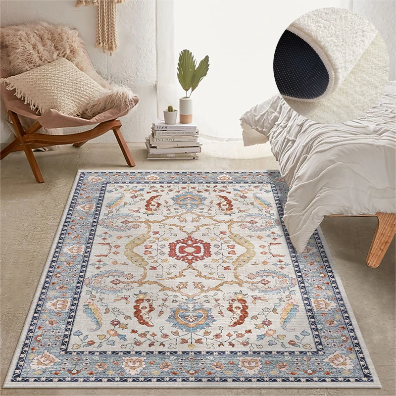 Moroccan Style Thickened Plush Rug Modern Living Room Decoration Rugs Nordic Bedroom Decor Bedside Carpet Home Cloakroom Carpets