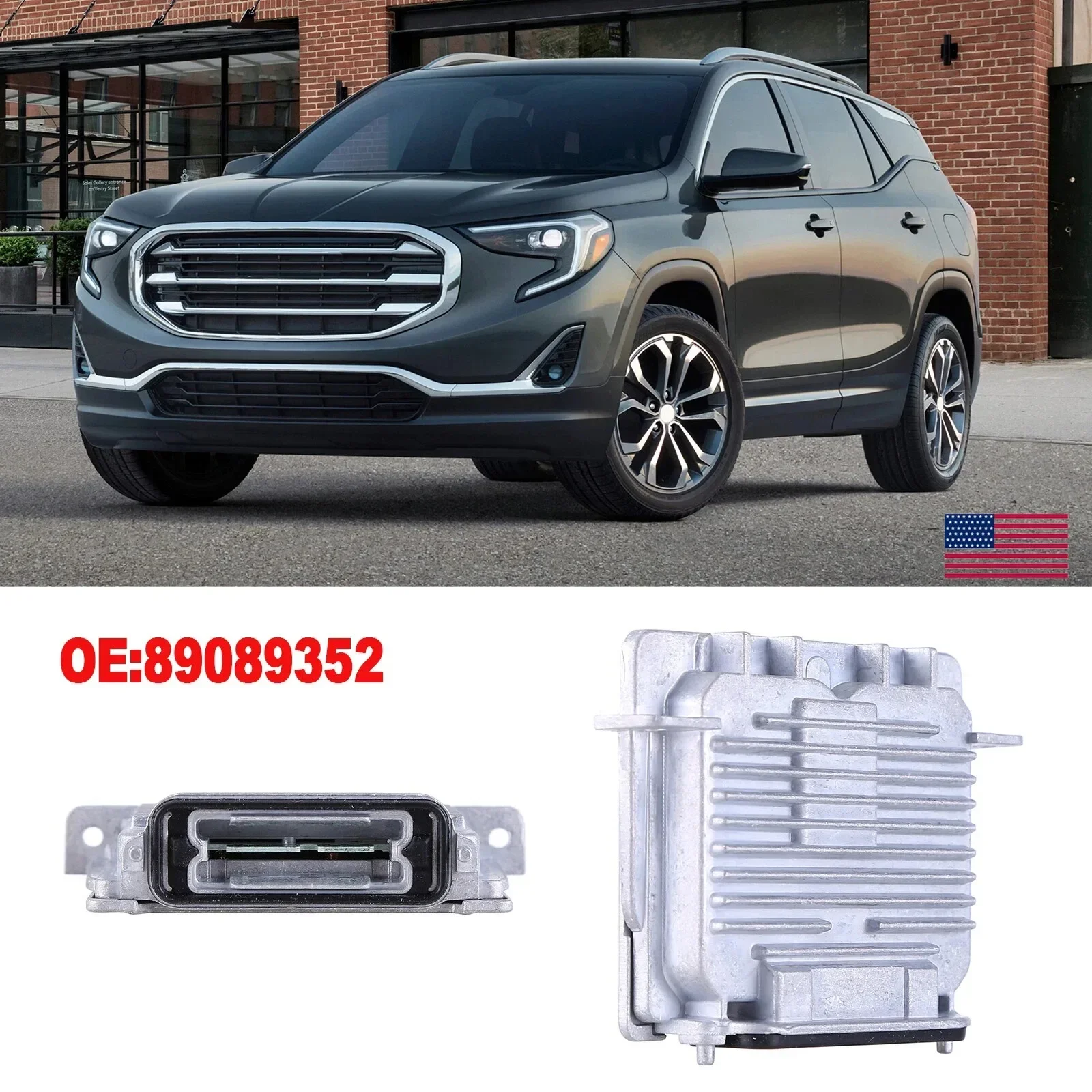 

2pcs D3S Valeo 7Green 89089352 Xenon HID Headlight Ballast Module Ballast for Buick GMC Jeep
