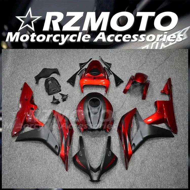 

4Gifts New ABS Motorcycle Fairings Kit Fit for HONDA CBR600RR F5 2007 2008 07 08 Bodywork Set Red Black