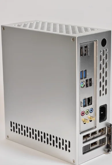 V40 Chassis, Half Height 4060 5060 Graphics Card Aluminum Alloy Itx Chassis Built-in Power Supply