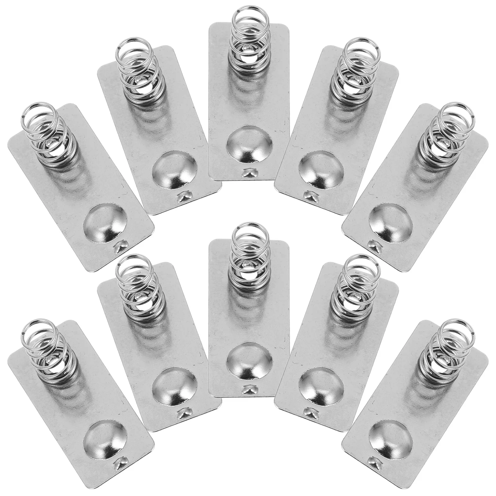 

10pcs Spring Remote Control Toys Durable Round Wire Flexible Connection Positive Negative Tower Nickel Plated Plate