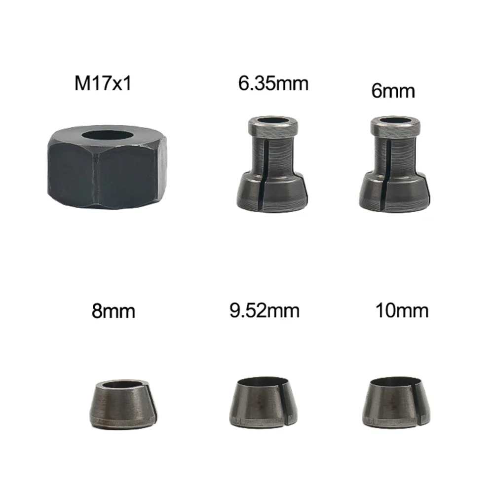 

Practical Replacement Accessories Brand New High Quality Suitable For Engraving Machine Trimmer Collets 6 Piece Set