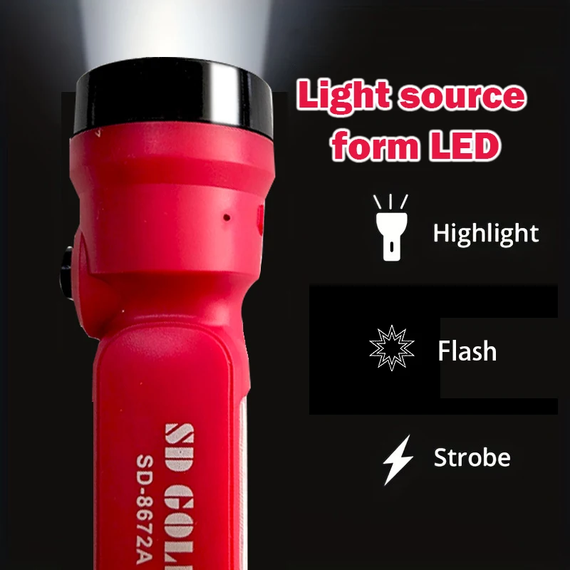 LED Mini Lithium Battery Torch Light Portable Rechargeable Flashlights Outdoor Hiking Camping Compact Torch Lamp