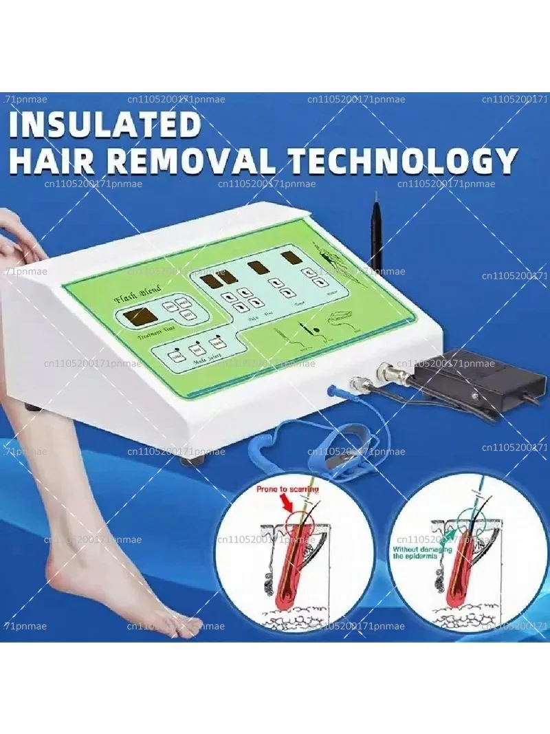 Electric Forceps Needle Point 2-in-1 Electrolysis Hair Removal Machine Permanent Hair Remover