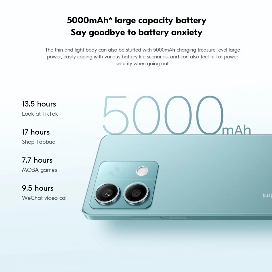 Xiaomi Redmi Note 13 5G Global ROM Mobile Phone 108MP Rear Camera 6.67\