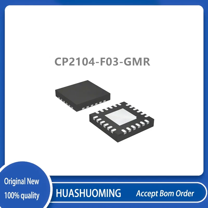 

10Pcss/Lot CP2104-F03-GMR SIL2104 2104 QFN24