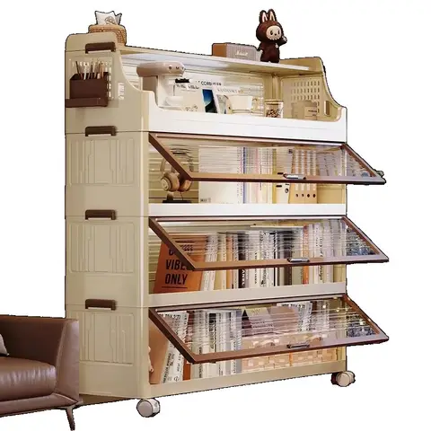 어린이 방 선반 아기 책장 어린이 책장 책 도서관 책장 어린이 서점 Songmics 장난감 보관 가구 선반