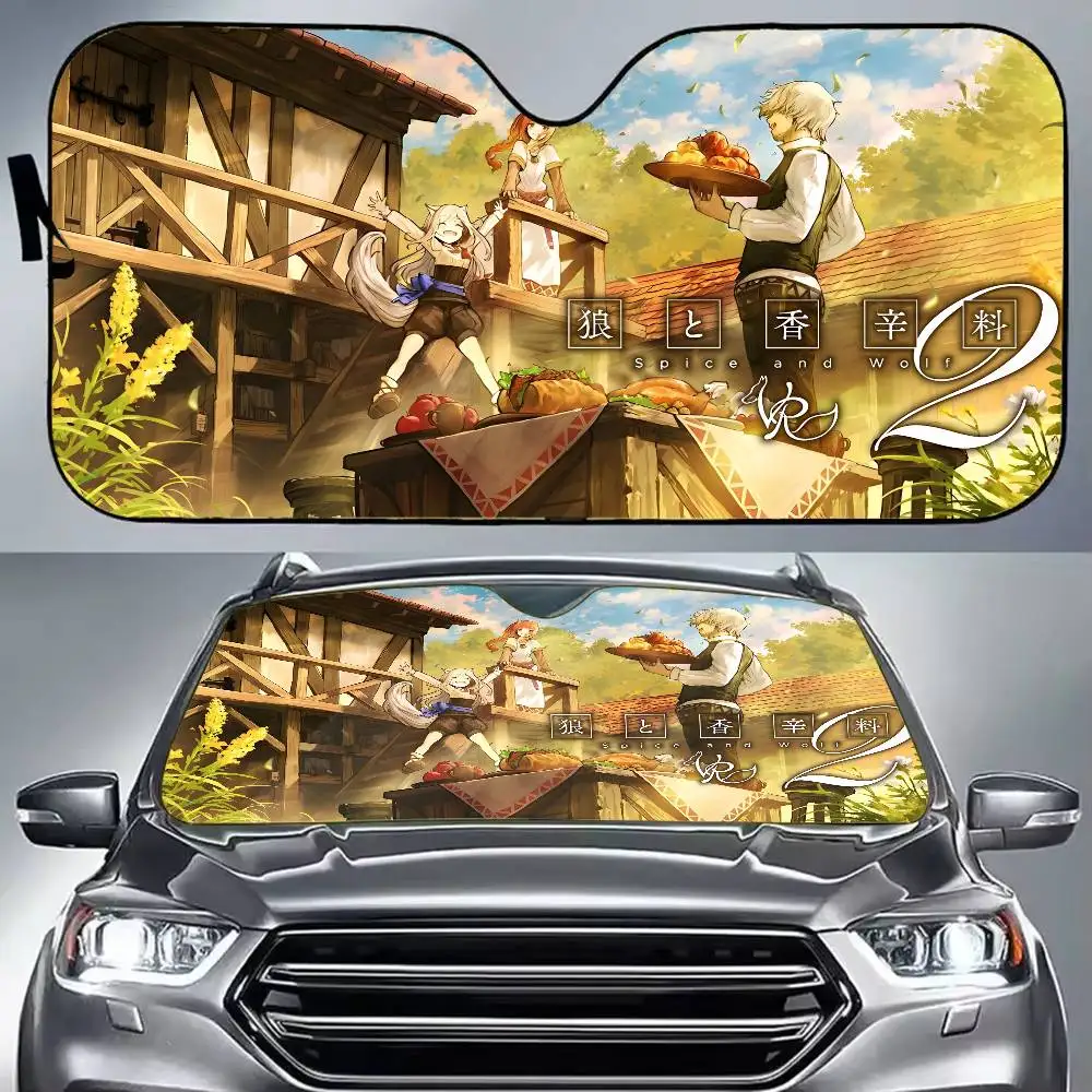 

Солнцезащитный козырек для автомобиля S-Spice And Wolf, летнее ветровое стекло, складная защита от ультрафиолета, теплоблокирующий чехол на лобовое стекло