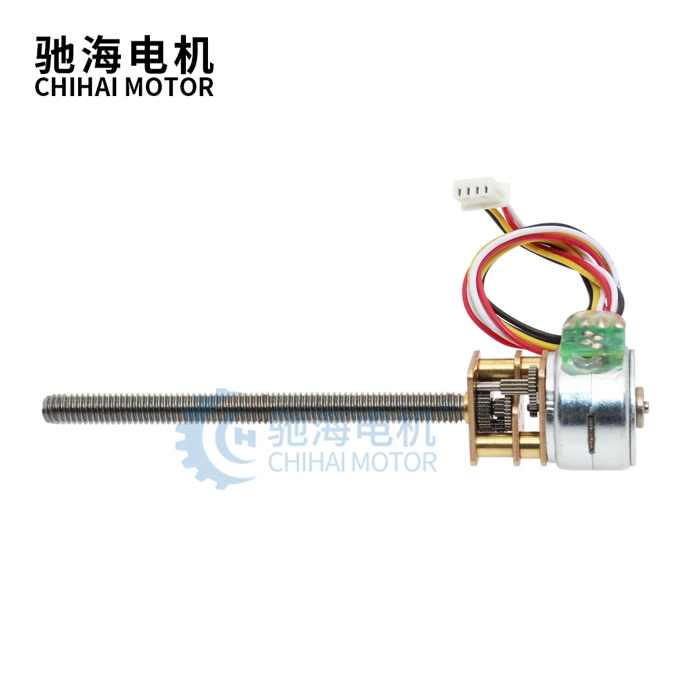 factory sale CHS-GM12-15BY  55mm shaft M4 Micro 15mm 2-phase 4-wire Mini Full Metal Gearbox Gear Stepper Motor for DIY Robot