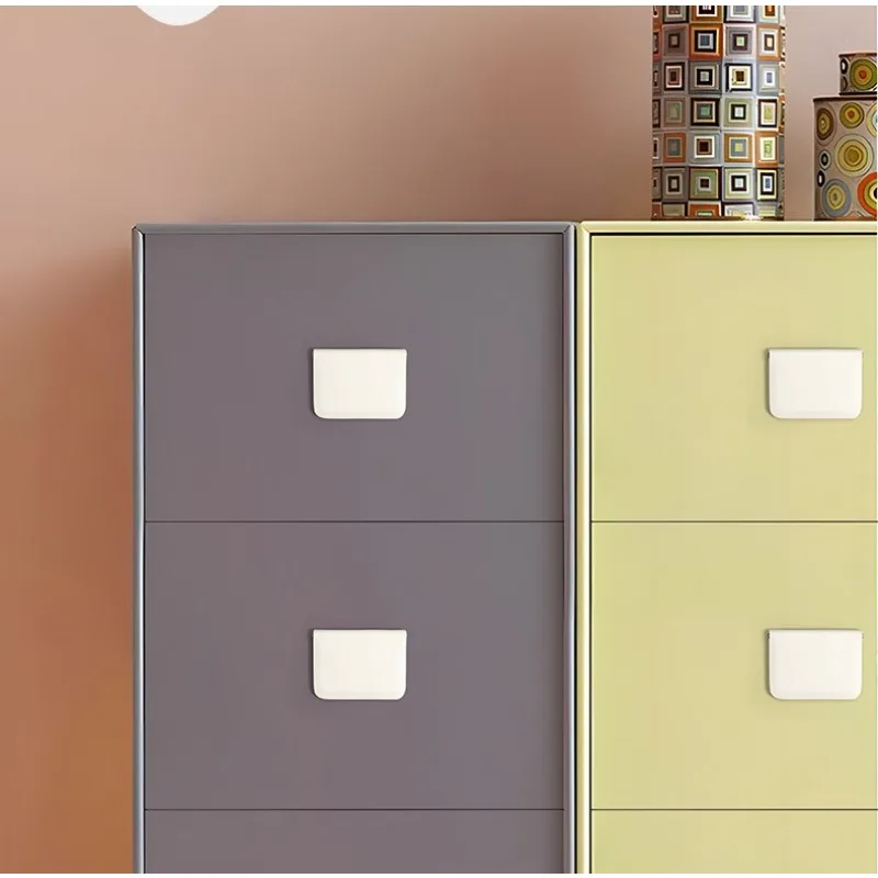 Modern minimalist cream color cabinet door handle, all-match color children's room wardrobe cabinet shoe cabinet door handle
