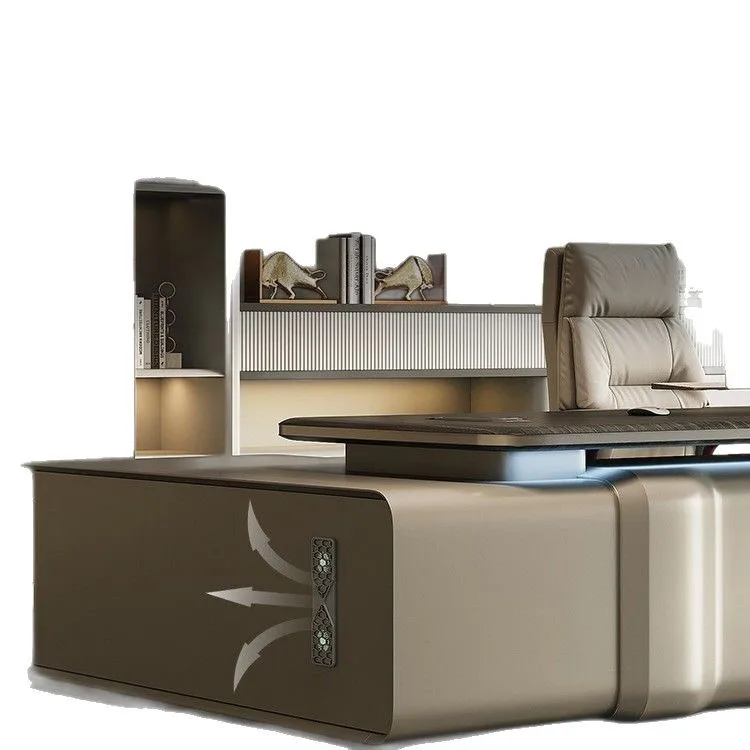 

Легкий, роскошный, элитный лак для генерального директора, большой письменный стол. Офис председателя, исключающий ощущение роскоши.