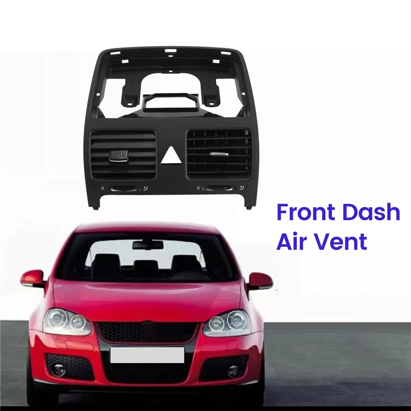 AEF2-Front Center Dash Klimaanlage Outlet Abdeckung 1K0819728F Für VW Jetta Golf GTI MK5 2006-2010 1K0-819-728-H-1QB