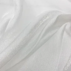 Shiny Glitter Crepe Organza Fabric By the Meter Sewing Dress Material,Solid White Pink Beige Blue