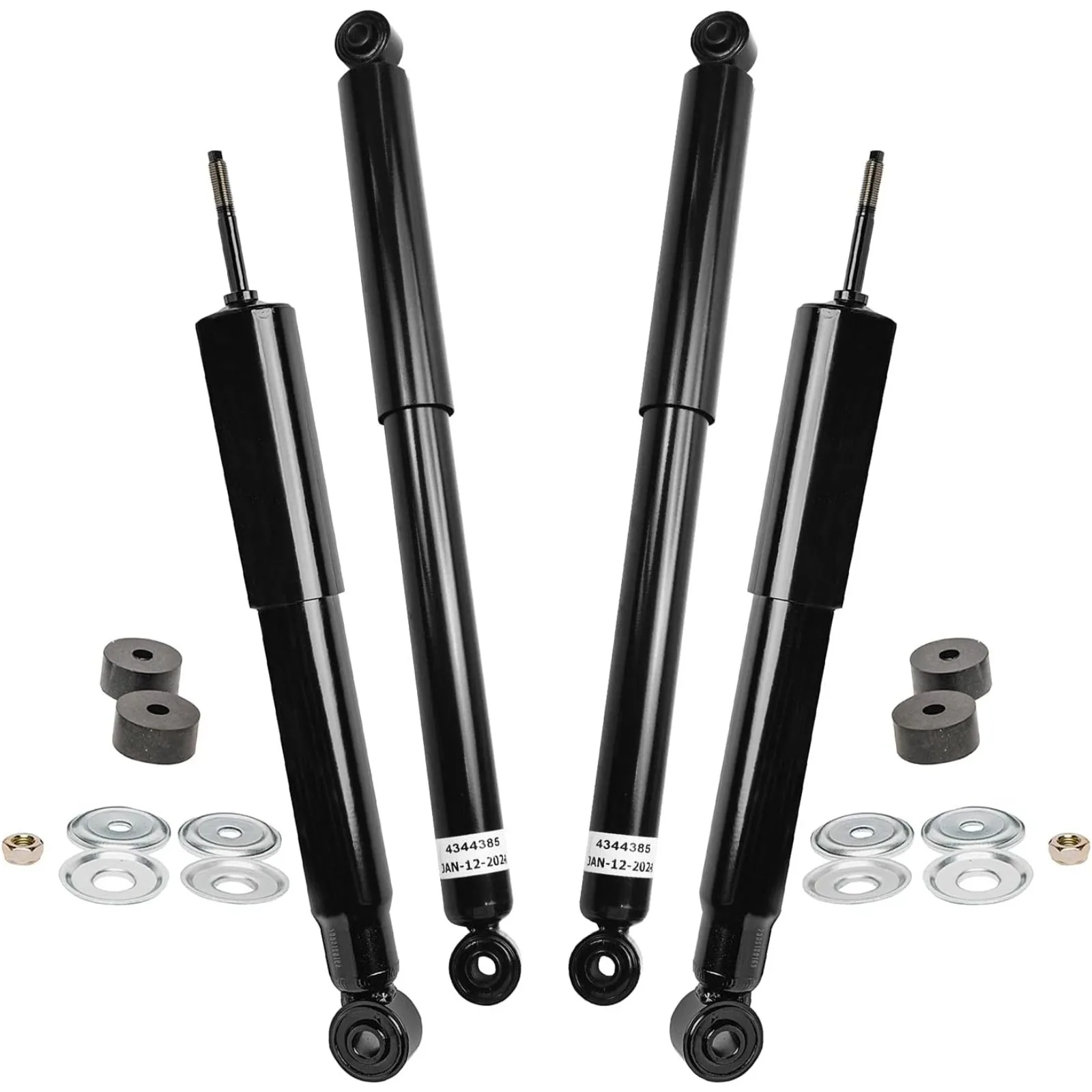 US Shock Absorbers for Chevy GMC Silverado Sierra 1500 HD Classic 2500 HD Complete Front and Rear Shock Absorbers Replacem