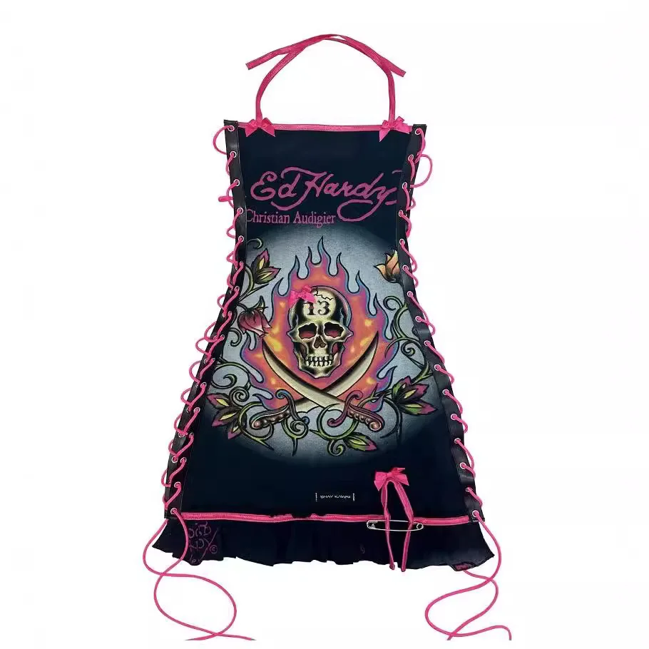 Mini vestido engraçado estampado fora do ombro, cintura alta, vestidos bandagem, popular, sexy, boate, festa, novo, outono, 2022