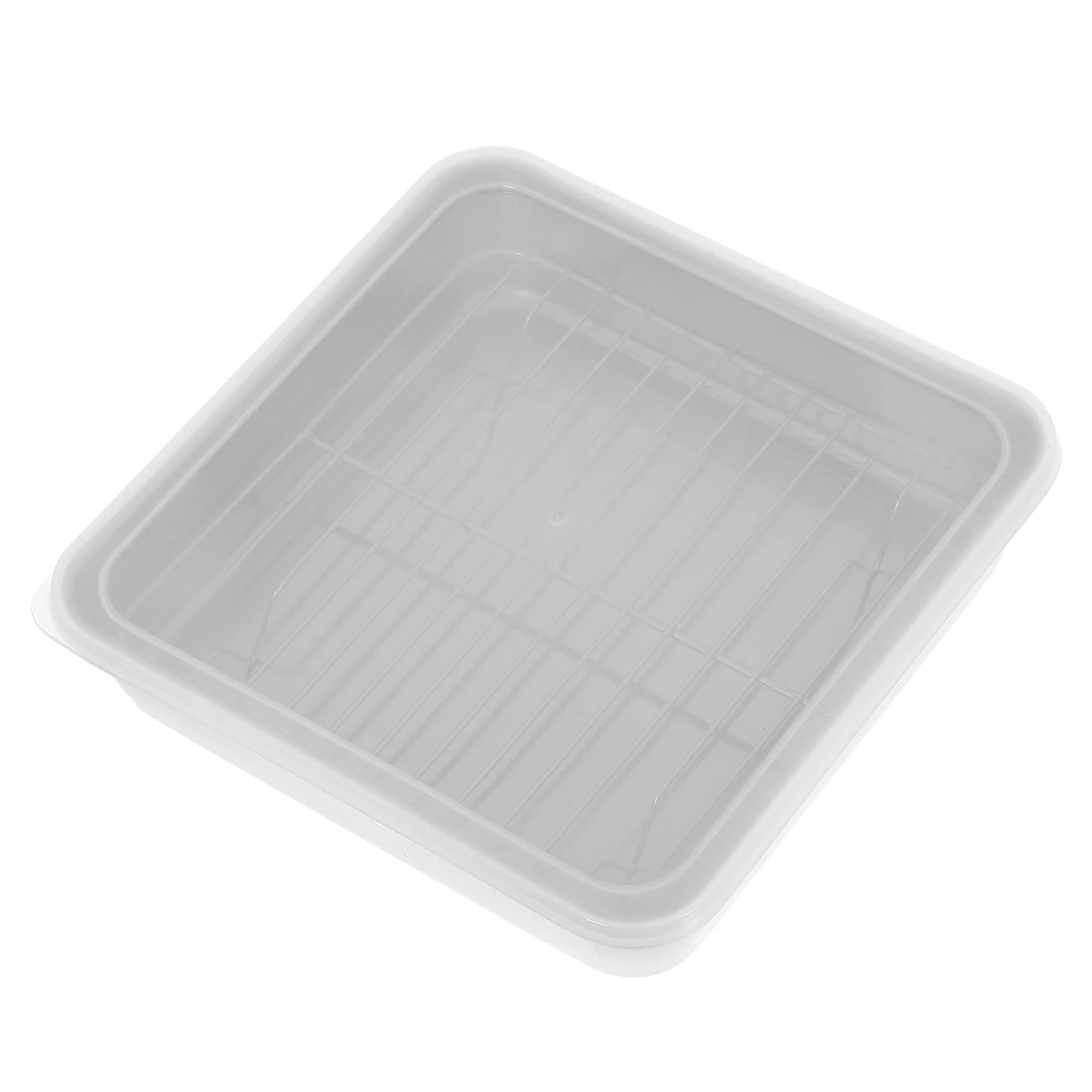 

Stainless Steel Roasting Pan Set High Temp Resistance Nonstick Rectangular Oven BBQ Vegetable Pan Storage Container