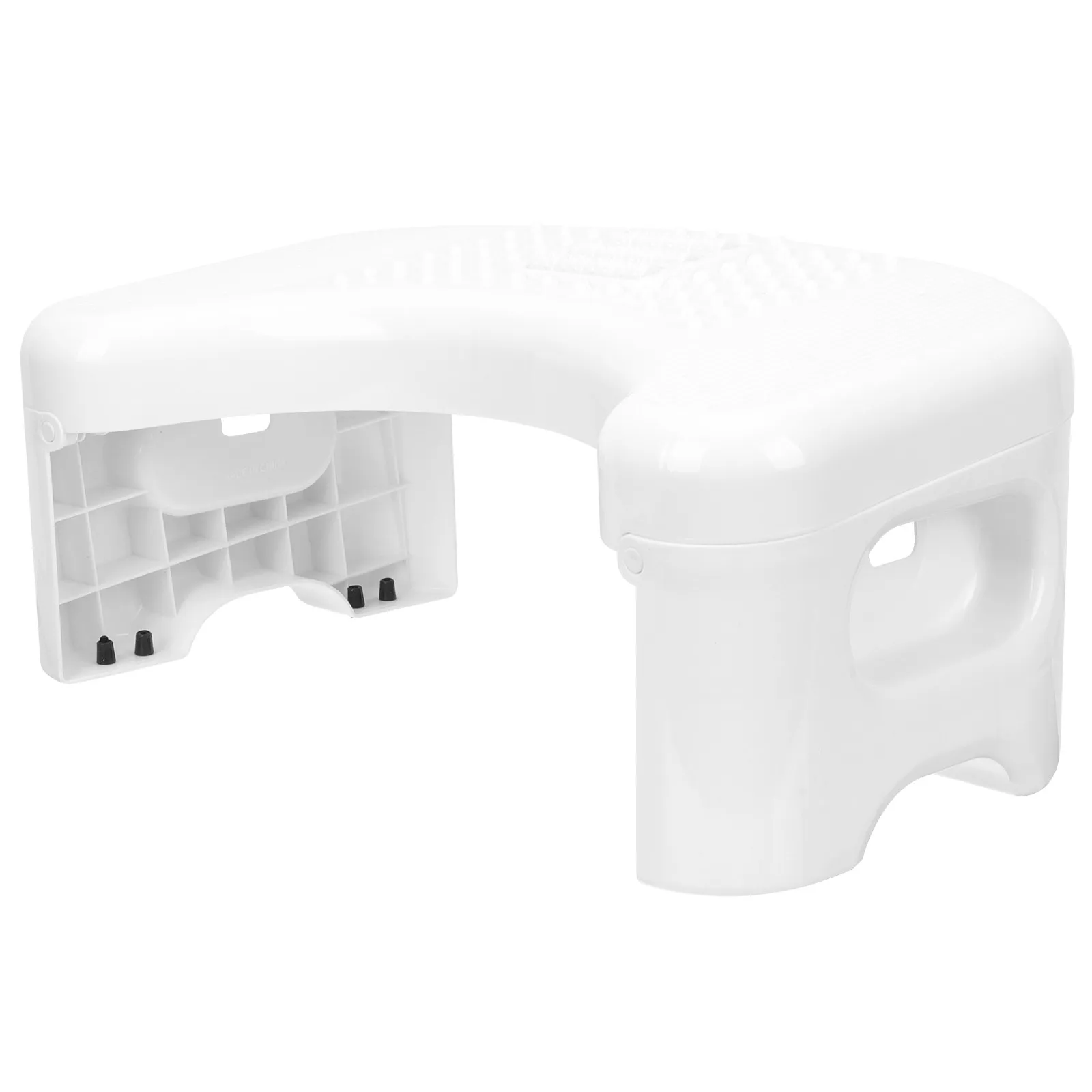

Foldable Squatting Stool for Adults Kids Premium Plastic Toilet Footstool Anti Slip Textured Grip U Shape Space Saving Portable
