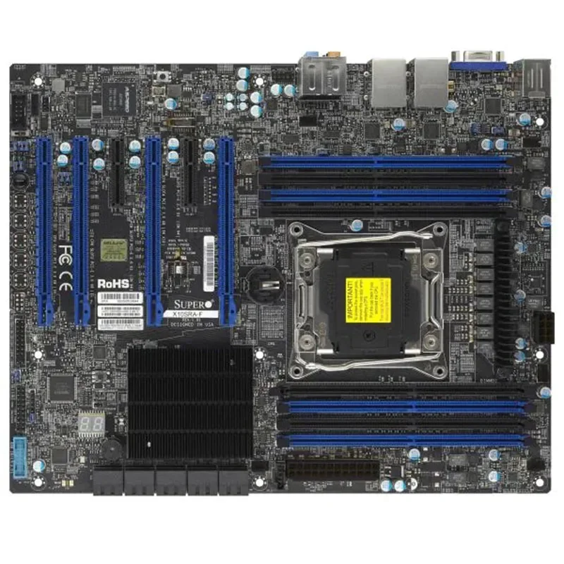 FOR Supermicro C7X99-OCE-F Motherboards with E5-2697V4 18C/36T 145W CPU Processor  /  4pcs 16G RAM DDR4-2400mhz ECC Dimm Memory