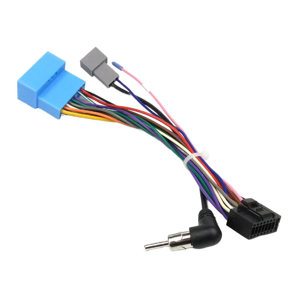 Car Audio Installation Car Radio Adapter Practical Process Reliabl 12V Voltage Compatible 16 Pin To For Honda For Suzuki