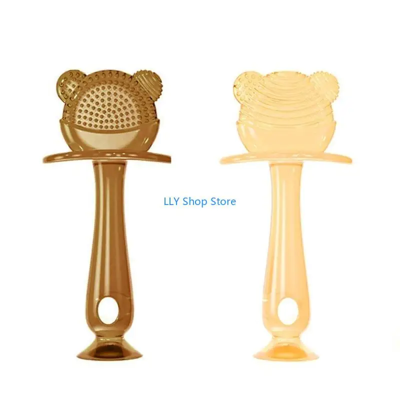 

T8UD пищевой силиконовый прорезыватель для детей, успокаивающий прорезыватель для раннего развития, сенсорные игрушки для для