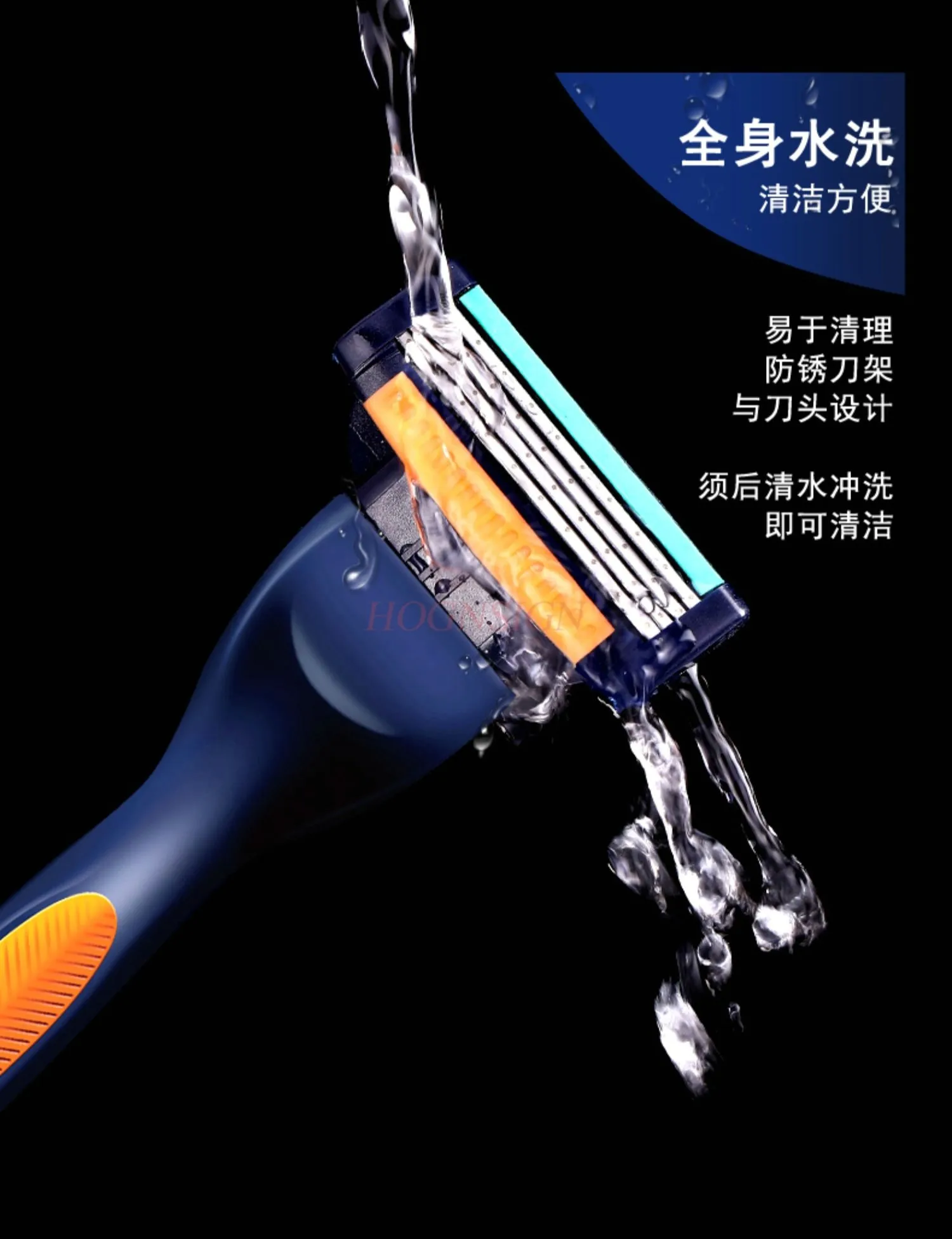 Quality Men Razor Blades Stainless Steel Blade Comfortable Shaving Compatible Gillette Mach 3 Shaver Replacement Head view 5