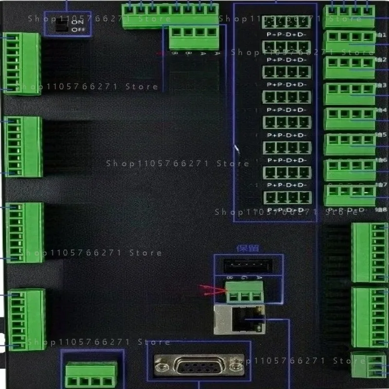 For 12/8/ 4 axis PLC 16/24 axis, high speed PLC network port