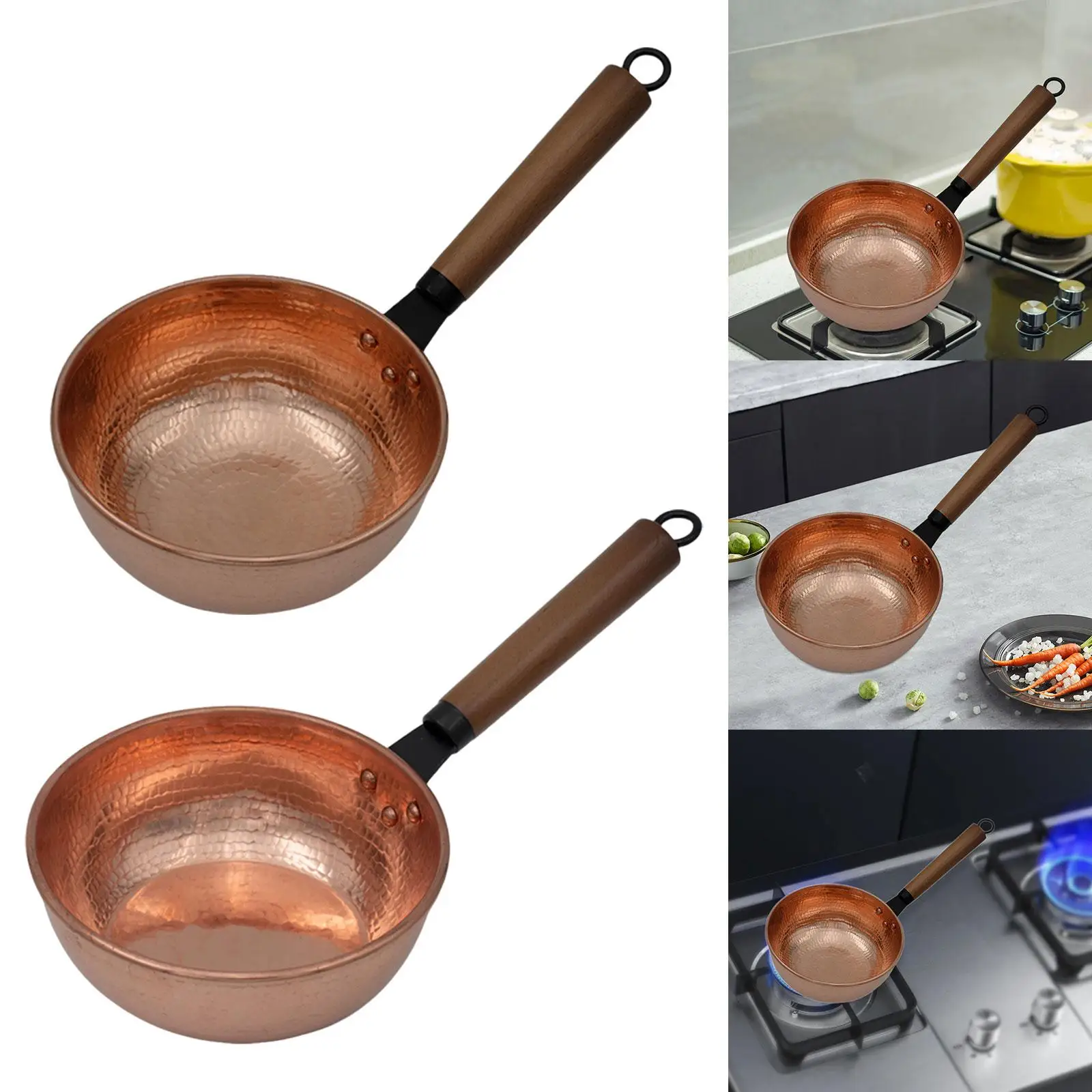 Stockpot Sauce Handle Butter Warmer Small Cookware Multifunctional Wamer Pan
