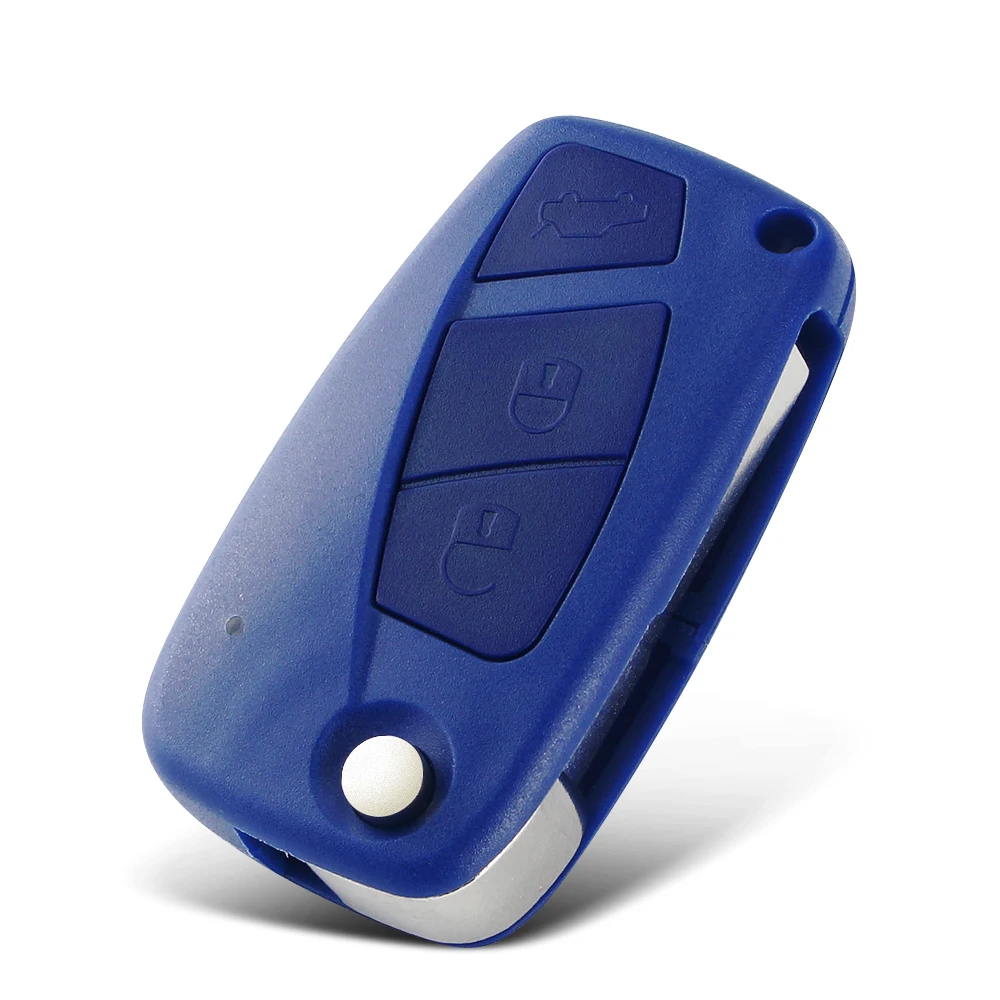 KEYYOU 2/3 Buttons Flip Remote Key FOB Case Shell For FIAT Iveco Punto Ducato Stilo Panda Idea Doblo Bravo Fob switchblade key