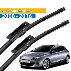 Erick's Wiper LHD Front Wiper Blades For Renault Megane 3 MK3 2008 - 2016 Windshield Windscreen Window Car Rain Brushes 24