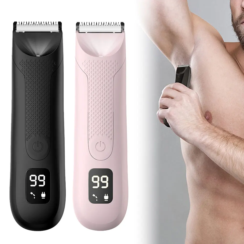 Men's and Women's Body Hair Trimming Private Parts Hair Removal Shaving Clippers Waterproof Electric Hair Clippers