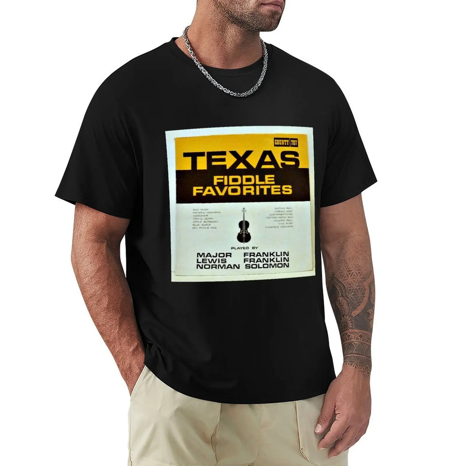 

Texas Fiddle Favorites, Country, Western lp, violin, western swing T-Shirt Summer Festival T-Shirt