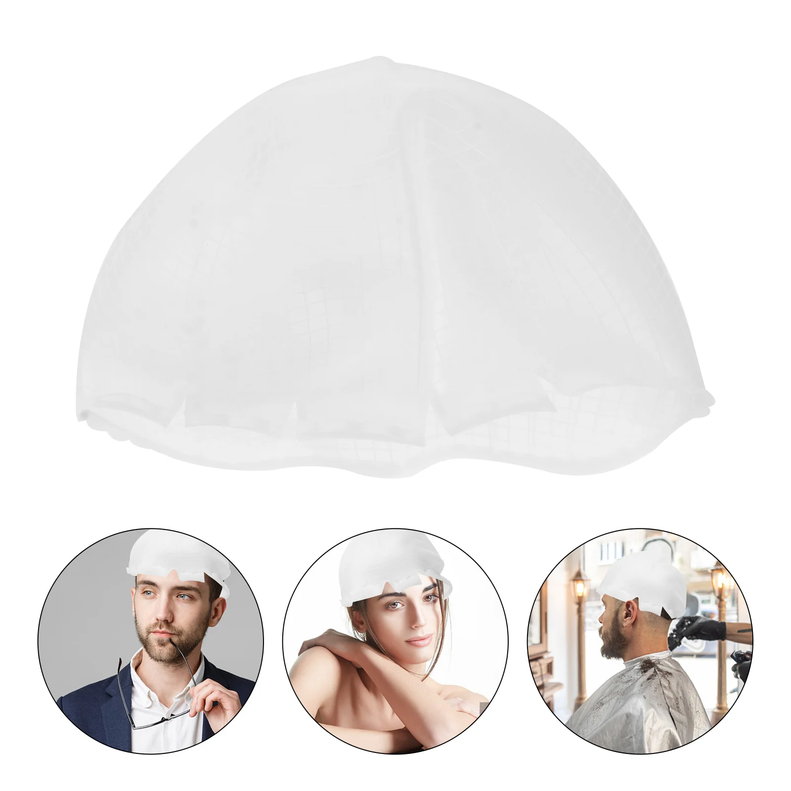 

Colouring Dyeing Cap Hair Bonnet Coloring Hat Professional Styling Tools White Salon Miss