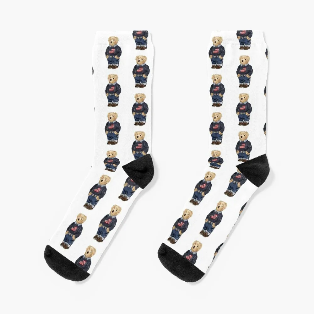 Cute Polo Fur Socks Fashion Socks Funny Socks Men