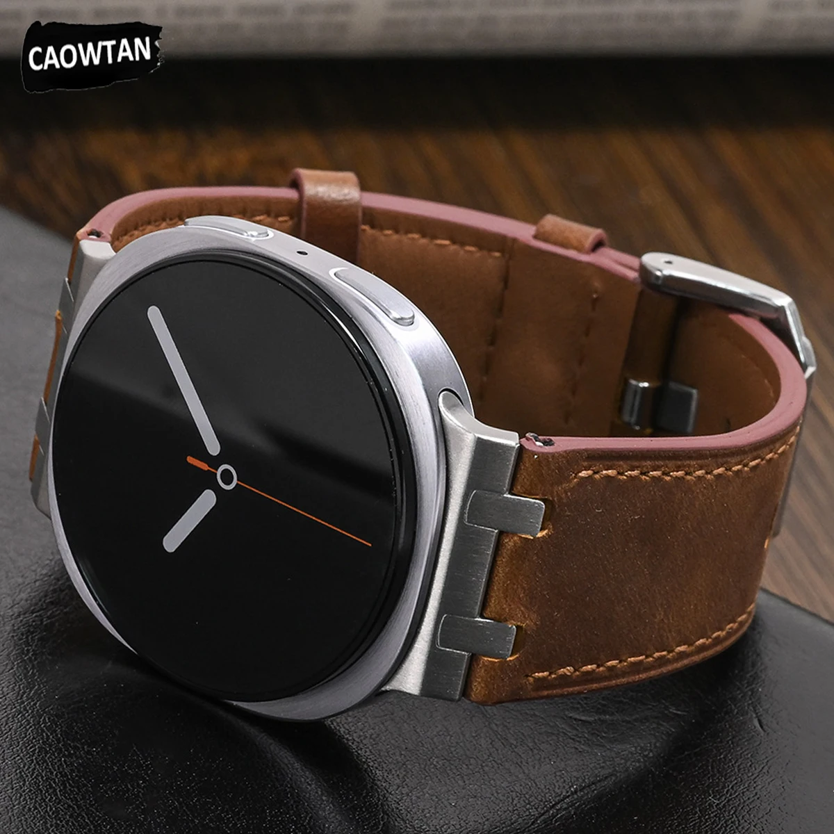 Leather Strap for Samsung Galaxy Watch 8 40mm 44mm Quick Release Band for Samsung Galaxy 8 Classic 46mm New Bracelet Accessories